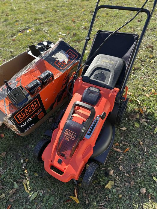 Masina de tuns gazon/iarba acumulator Black & Decker, 36 V, 48 cm