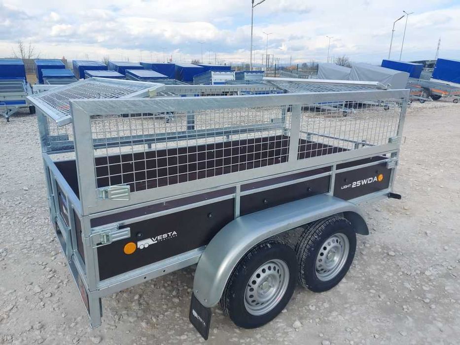 Ремаркета с 2 оси на марката Vesta до 750 кг без.Е Категория