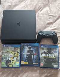 Playstation 4 Slim + 3 jocuri