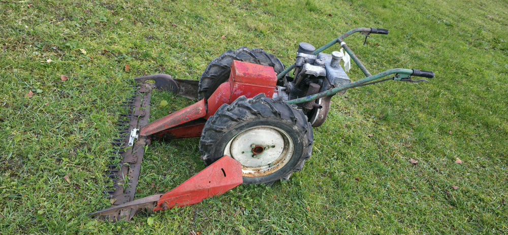 Motocoasa cu lama de 1.20