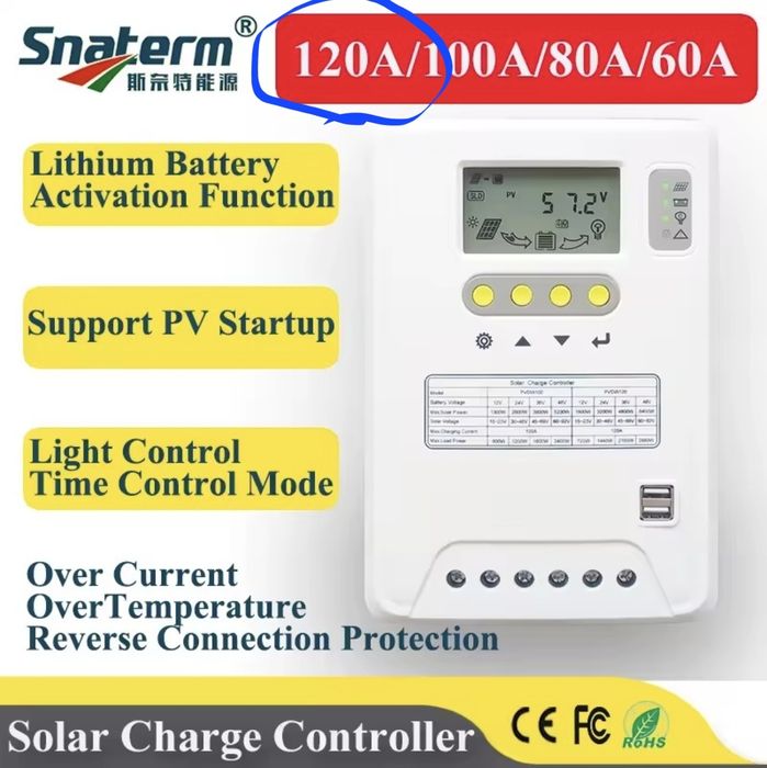 Solar charge controller. Controler pentru panouri fotovoltaice.