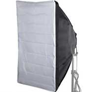 Softbox 50x70cm Studio Foto-Video pentru Adaptor 4x Becuri Led NOU