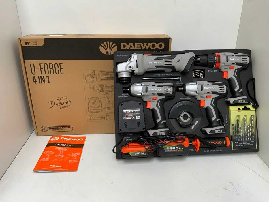 Напълно нов комплект инструменти! Daewoo U-Force 4 in 1