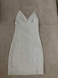 Сребърна рокля, размер ХС