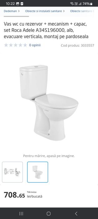 Set wc roca adele nou