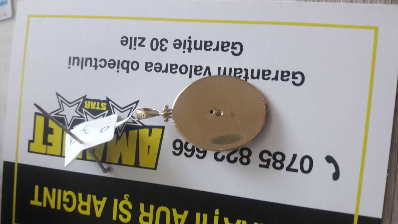 pandantiv aur 14k (m2) star amanet
