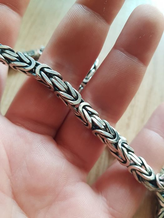 Lanț din argint 925 model bizantin