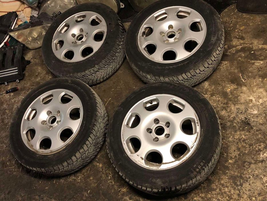 Алуминиеви джанти със зимни гуми 225/45/R16 - 5х112