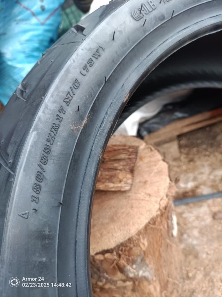 Гуми за мотор Dunlop 180 55 r17 и 130 70 r16