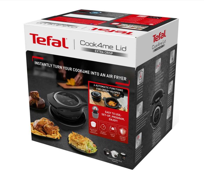 Аксесоар за готвене с горещ въздух TEFAL Cook4Me Extra Crisp Lid