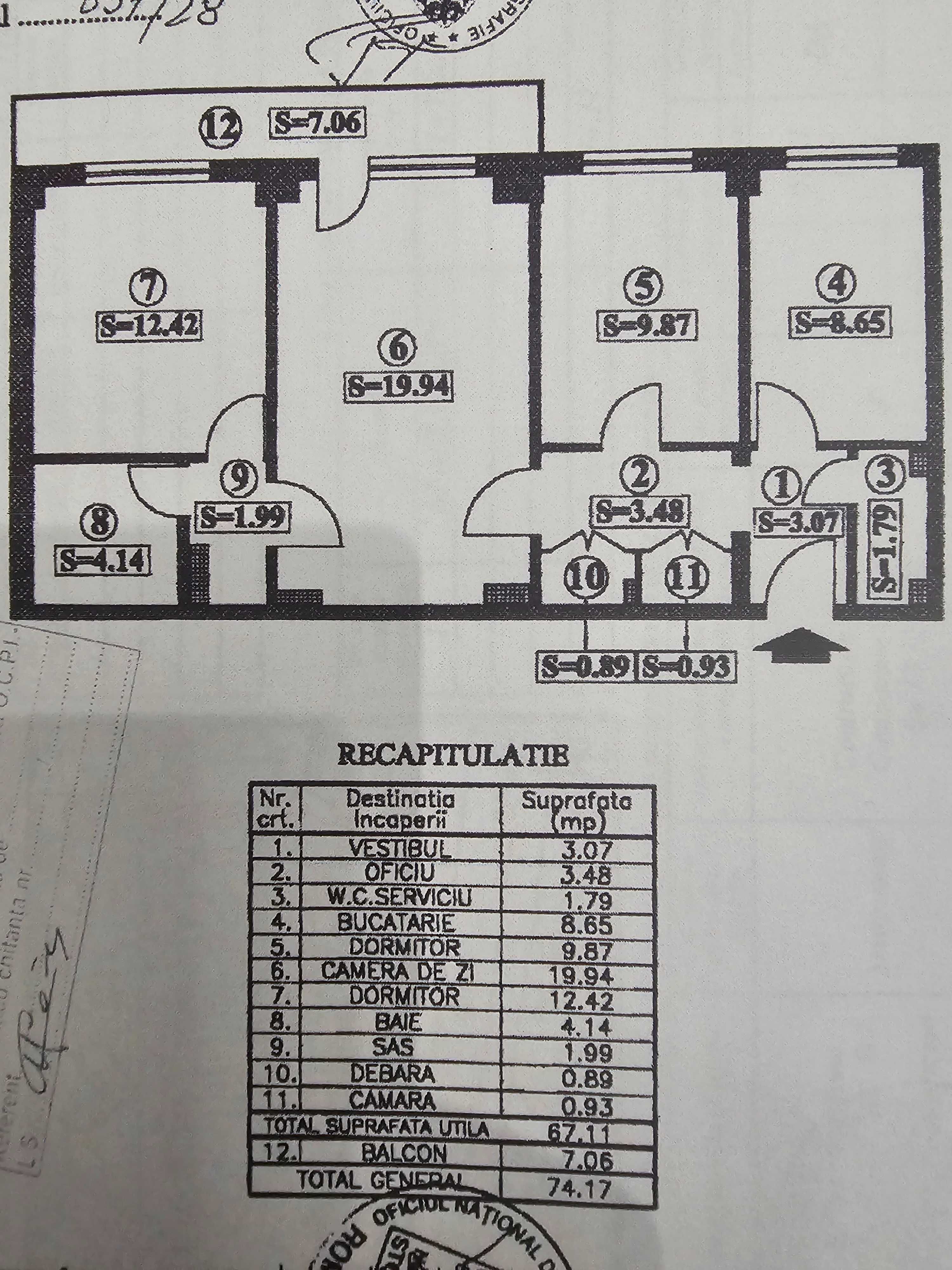 Apartament 3 camere Sos. Pantelimon 91(Str Ritmului/Bd Ferdinand) 1980