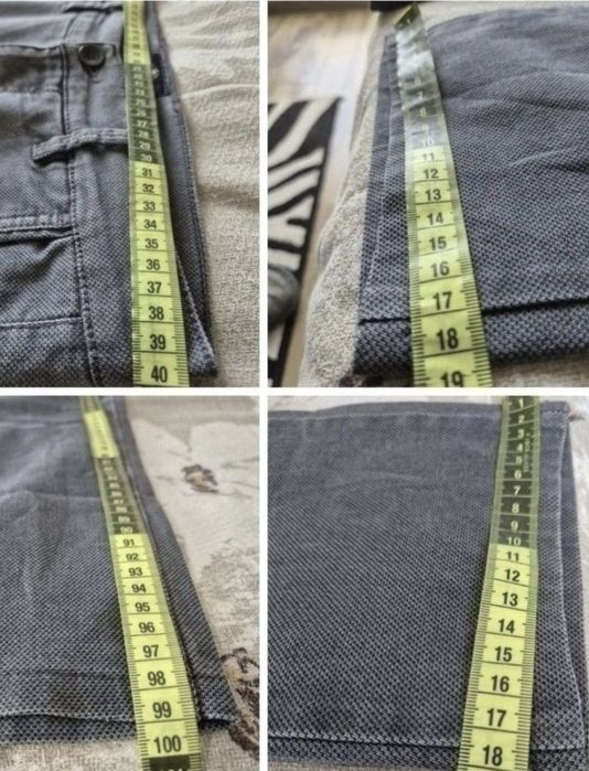 Pantaloni Bărbați Il Granchio Luxury Blu, Gri Închis, 46 IT (W30)