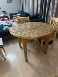 Продам круглый стол из дерева