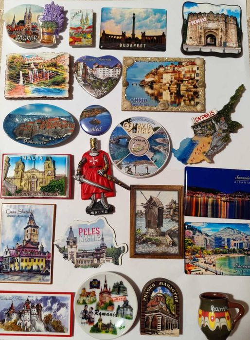 Магнити за хладилник от Европа, Азия, Африка и Южна Америка