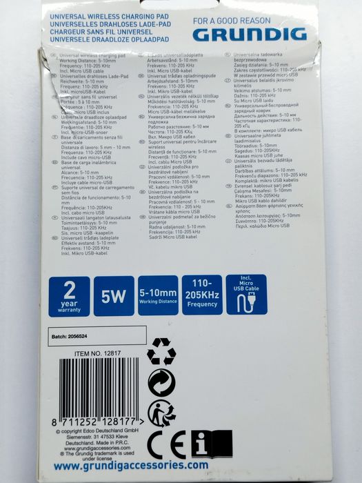 Încărcător Wireless Grundig nou