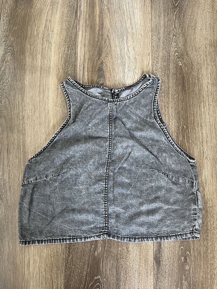 Hugo boss denim top / къс топ