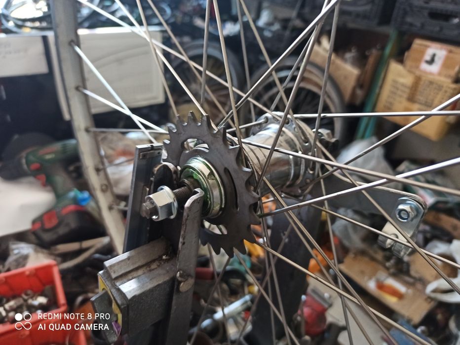 Roata 28 janta dubla butuc single Velosteel Cehia