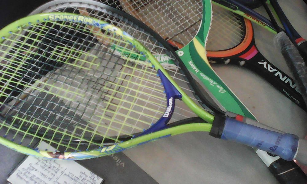 Palete tenis de camp din lemn si carbon ca noi