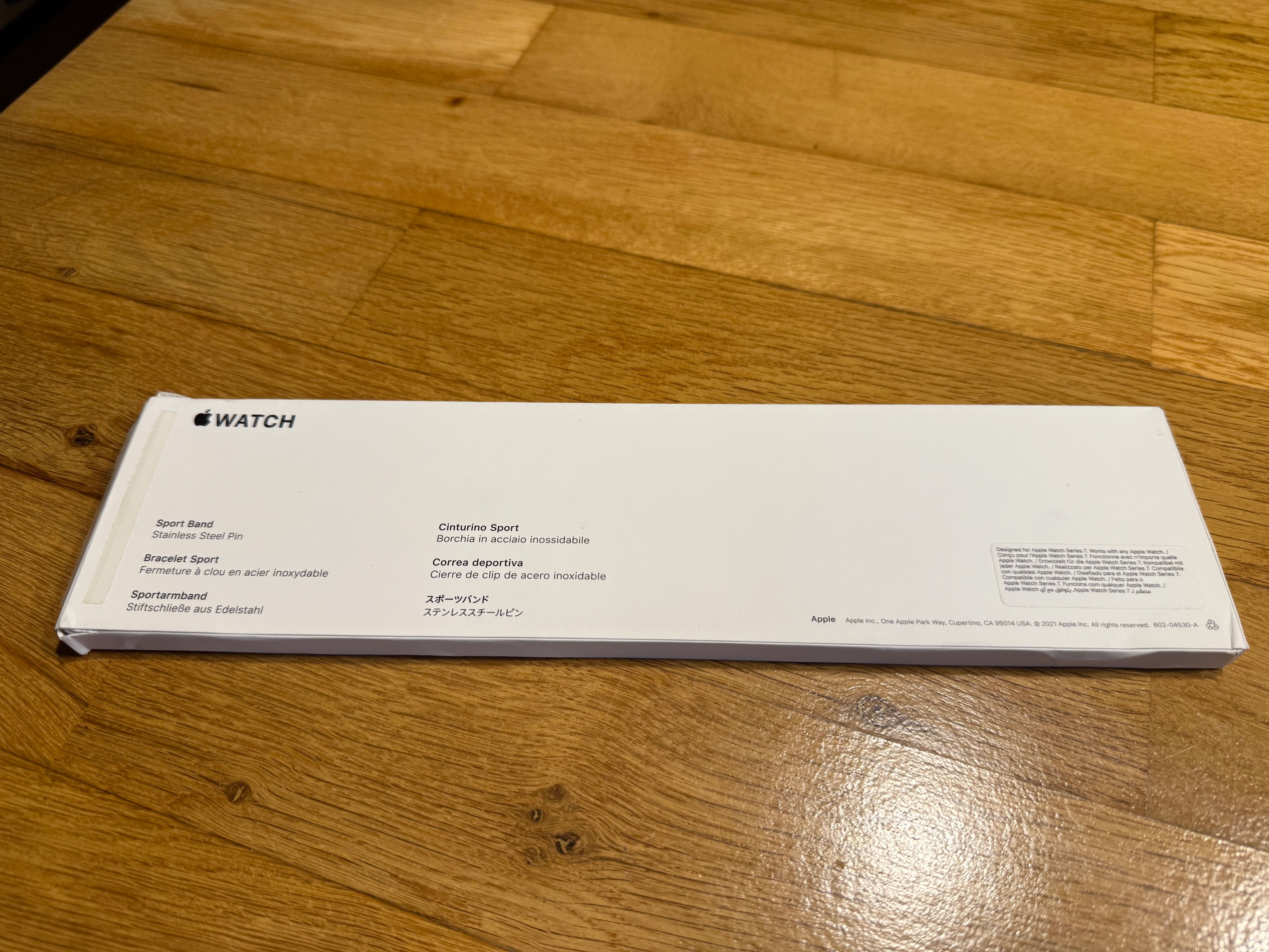 Apple Watch оригинална каишка верижка, нова в кутийка S/M и M/L каучук