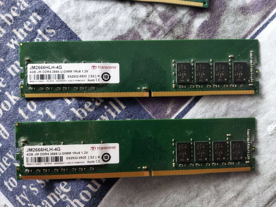 Оперативная память DDR4 4х4gb частота 2666Mhz
