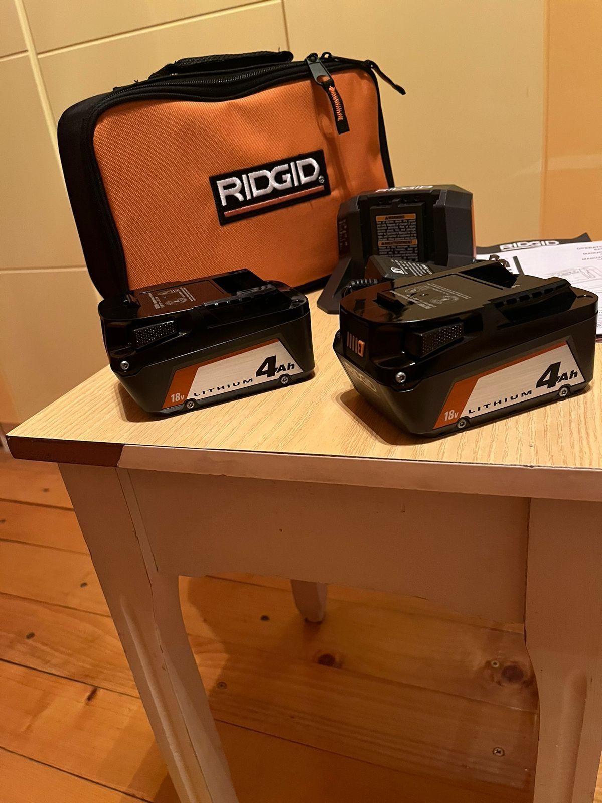 Аккумуляторные батареи на RIDGID