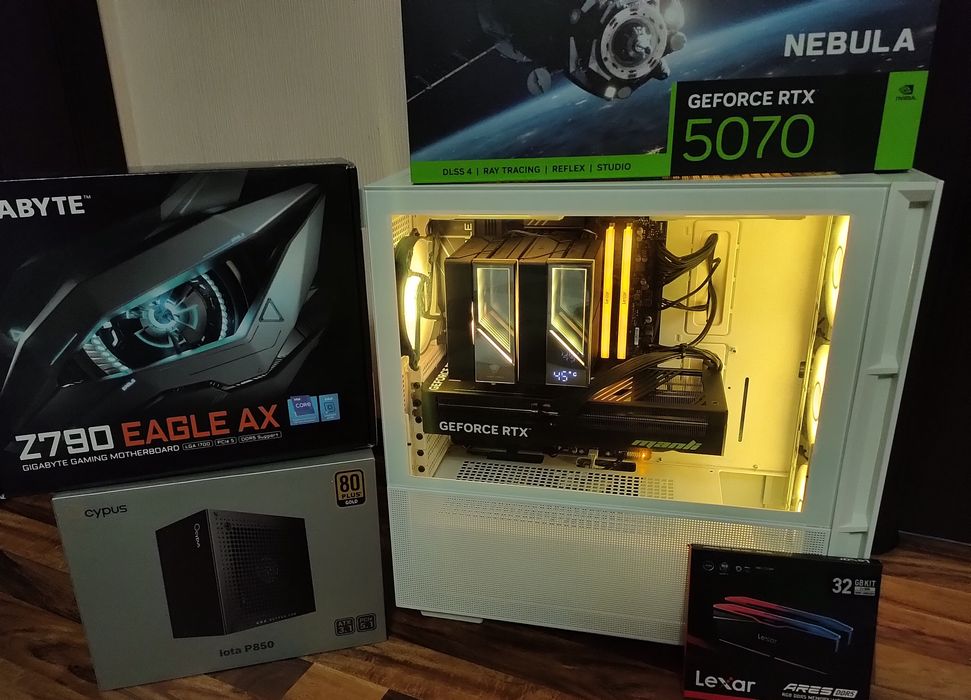 Core i7 14700K/RTX5070 12gb/Z790 Gigabyte Eagle/32gb DDR5/512gb ssd/