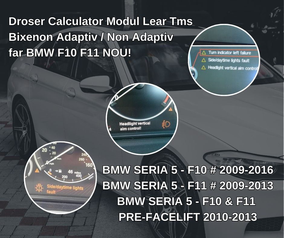 Droser Calculator Modul Lear Tms Bixenon far BMW F10 F11 NOU!