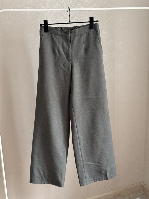 Серые брюки для девочки