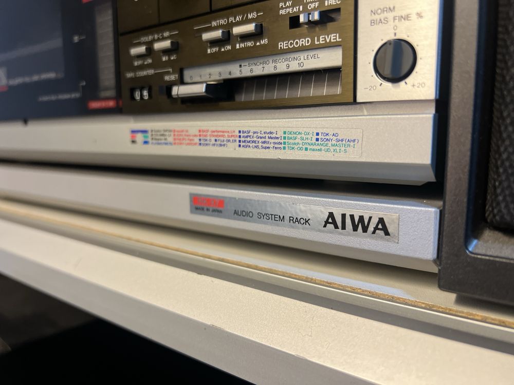 Vand linie audio Aiwa LX-70, MX-70, TX-70, FX-70, RK-X7, SX-7