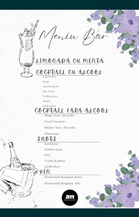 Bar mobil / fantana de ciocolata