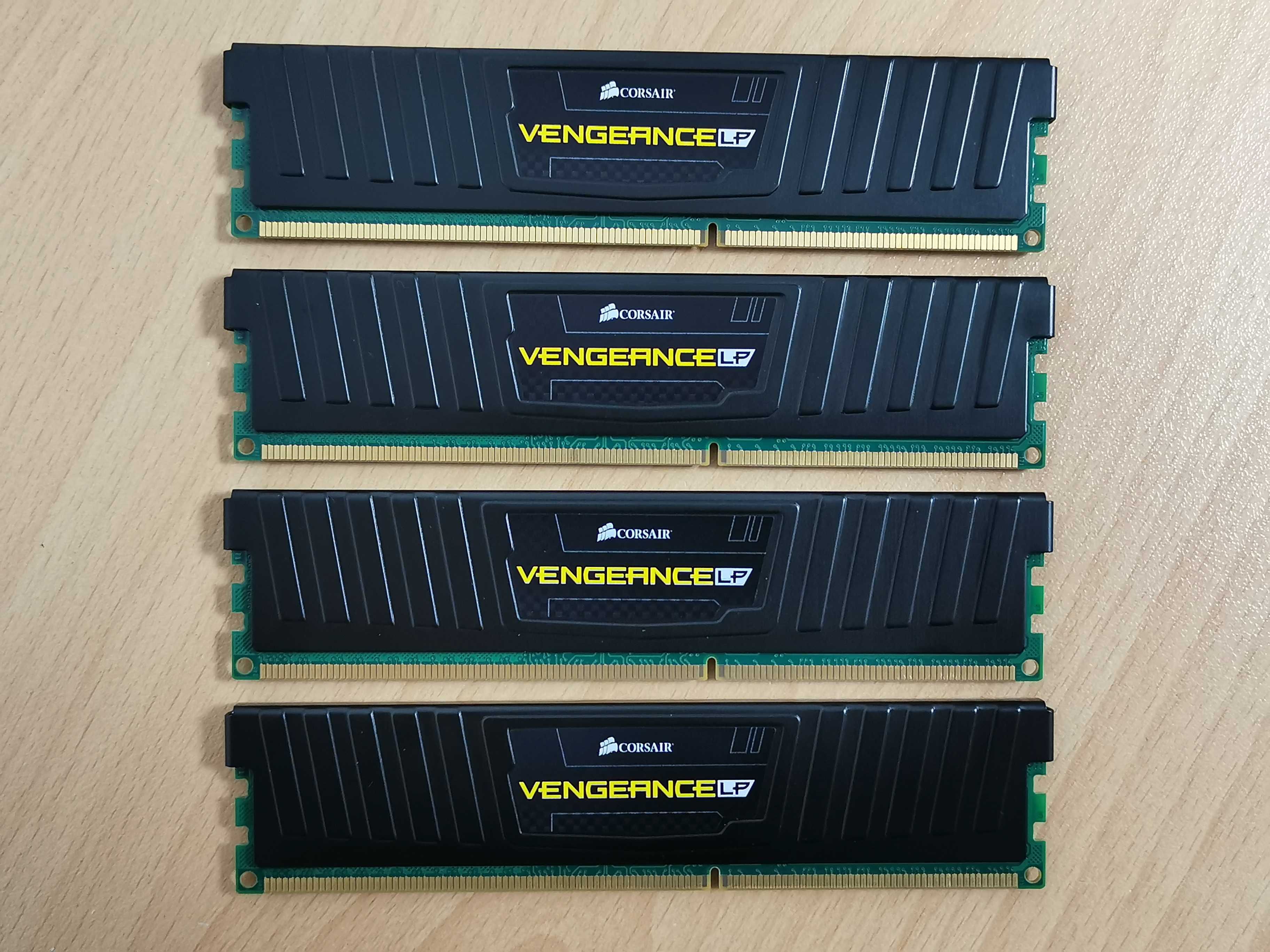 Corsair Vengeance LP 16GB kit (4x 4GB) DDR3 1600MHz RAM / рам памет