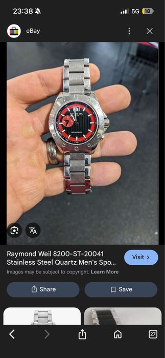 Vand ceas Raymond Weil