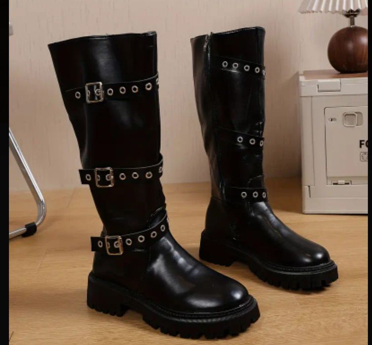 Дамски ботуши от еко кожа