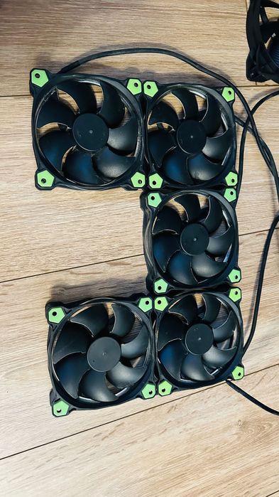 5x  Thermaltake RGB TT-1225 a1225l12s ventilatoare fan 120mm ca NOI
