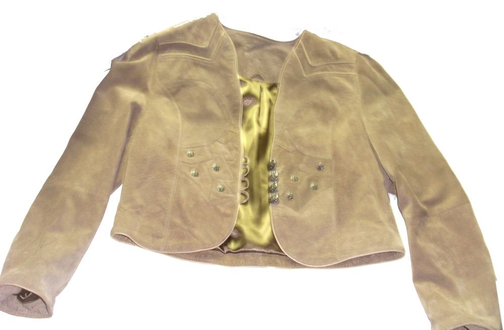 Vand geaca din piele intoarsa - marimea S-M