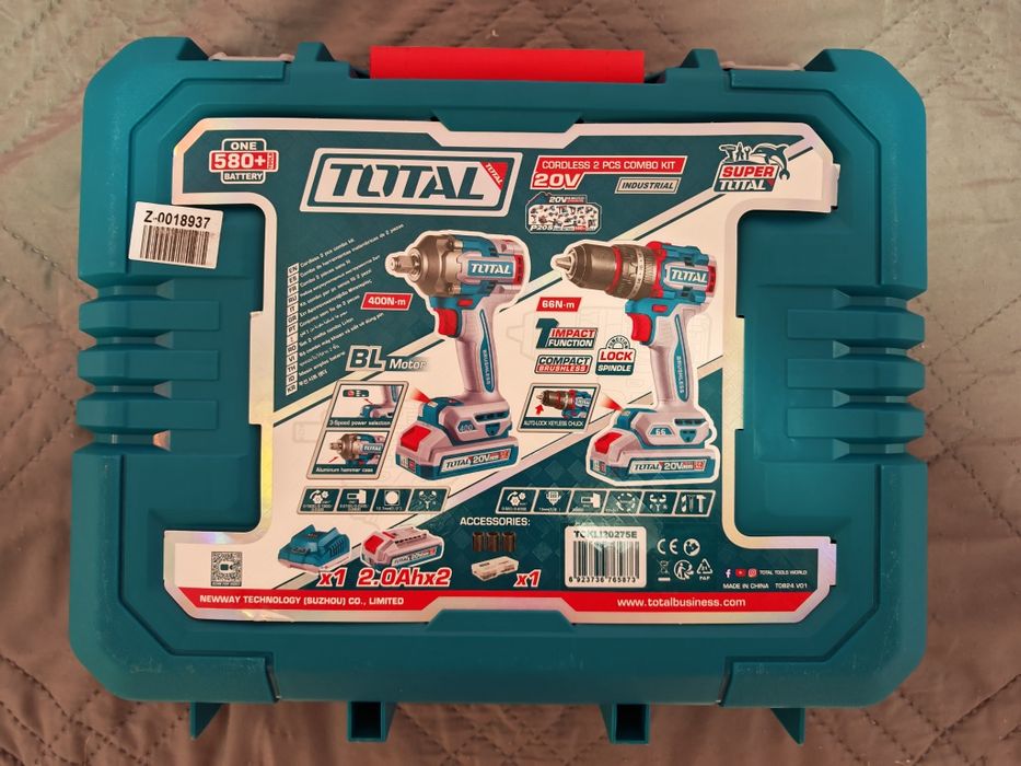 Ударен винтоверт и гайковерт TOTAL