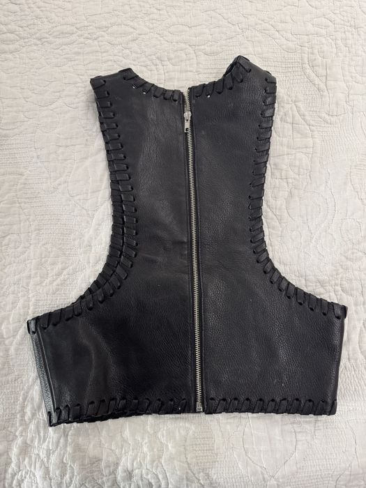 Елек от естествена кожа Enigma Leather