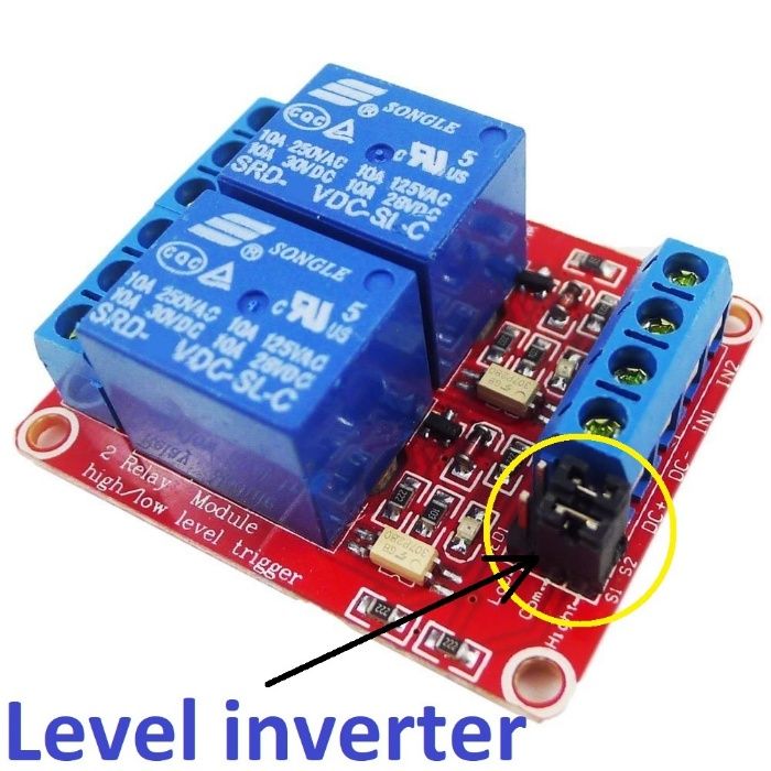 Modul cu 2 relee 5V, 12V si 24V optocuplor TTL, releu Arduino auto arm