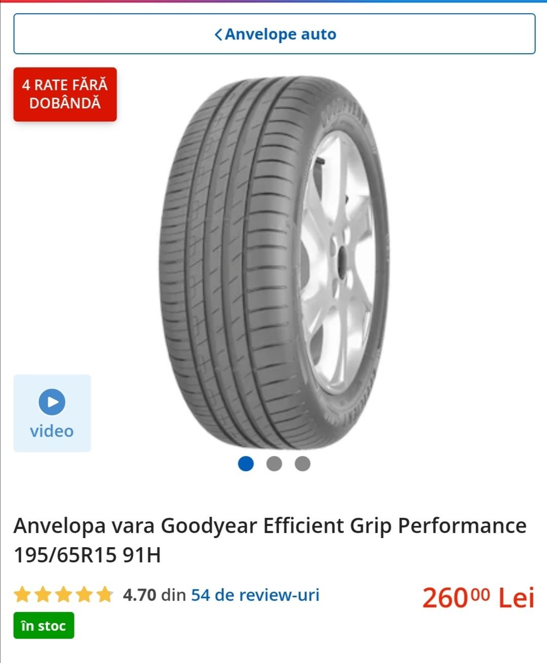 Dot 2019 set Anvelope vara fara jante 195/65/r15 goodYear 195 65 r15