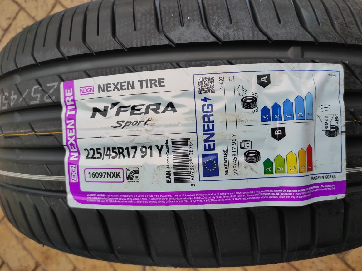 Нови летни гуми NEXEN 225/45/17 Nfera Sport Su 2