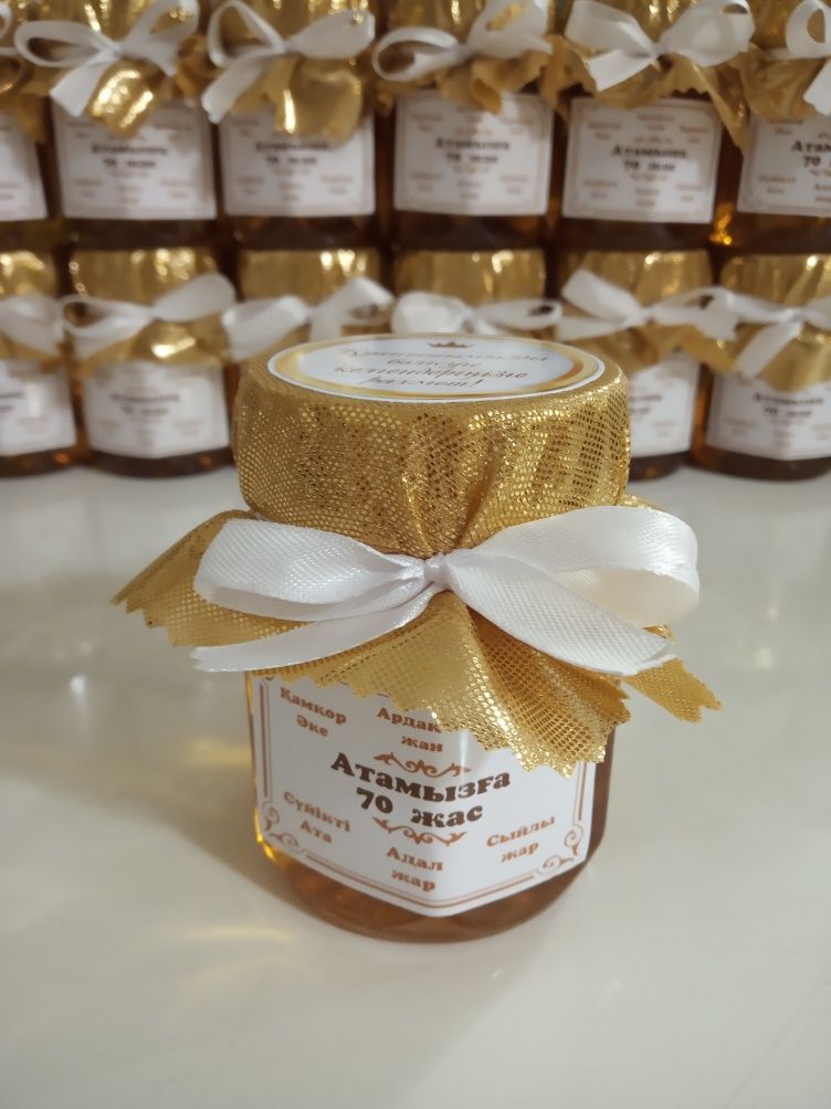 Мёд тойбастар бонбоньерки медовые баночки