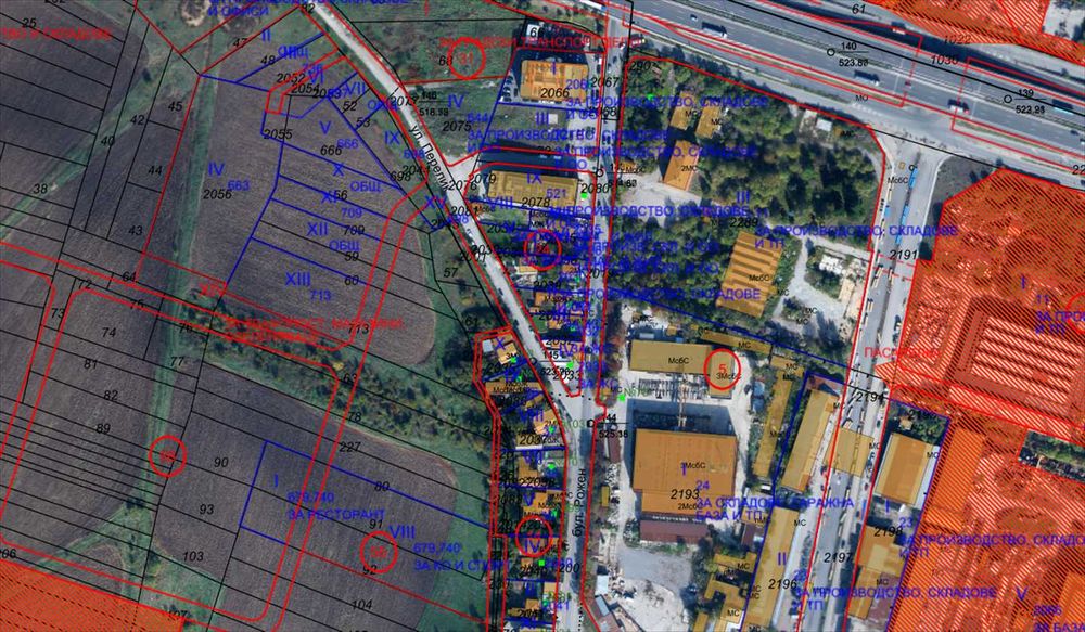 Парцел за продажба в промишлена зона "Илиянци"