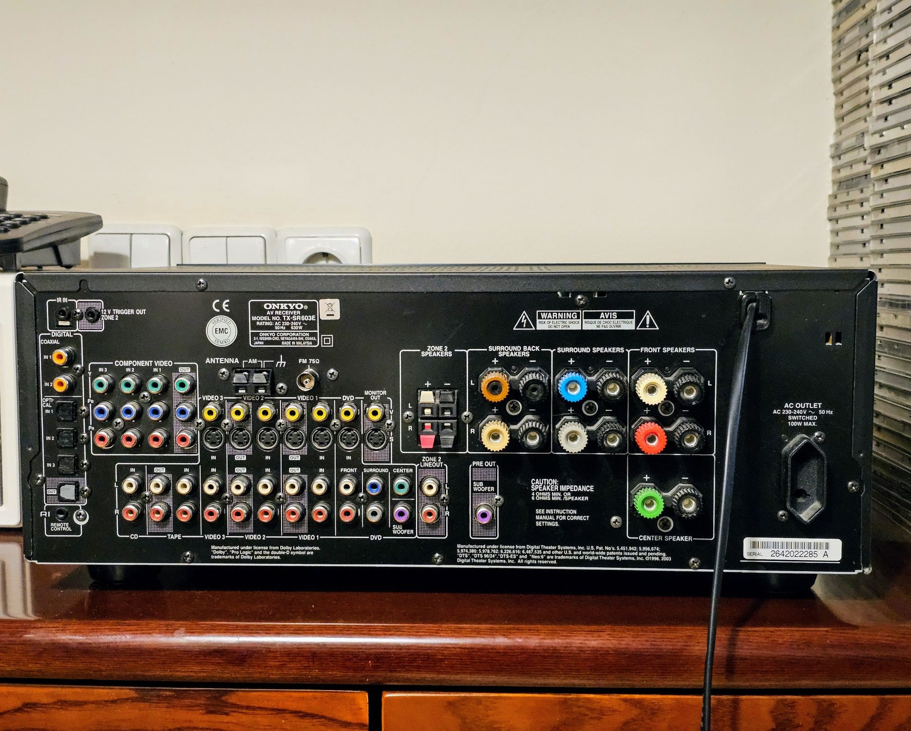 Ресивер Onkyo TX-SR603E WRAT