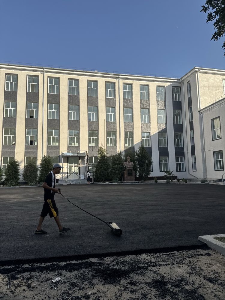 Arzon Narxda Asfalt Yotqizish Xizmati Asfalt qilib beramiz Асфальт