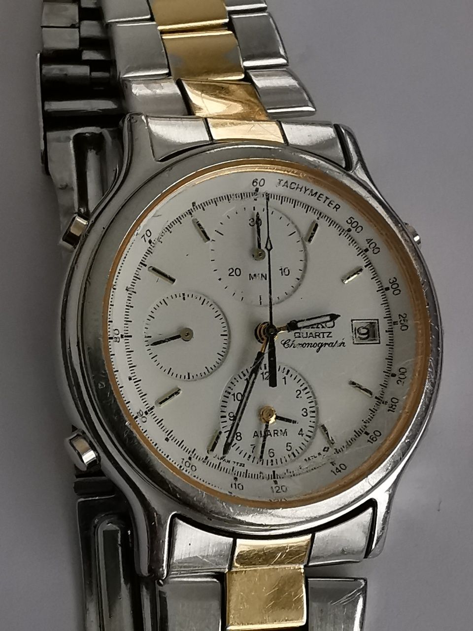 Ceas Seiko Chronograph - Alarma - Quartz - 37 mm