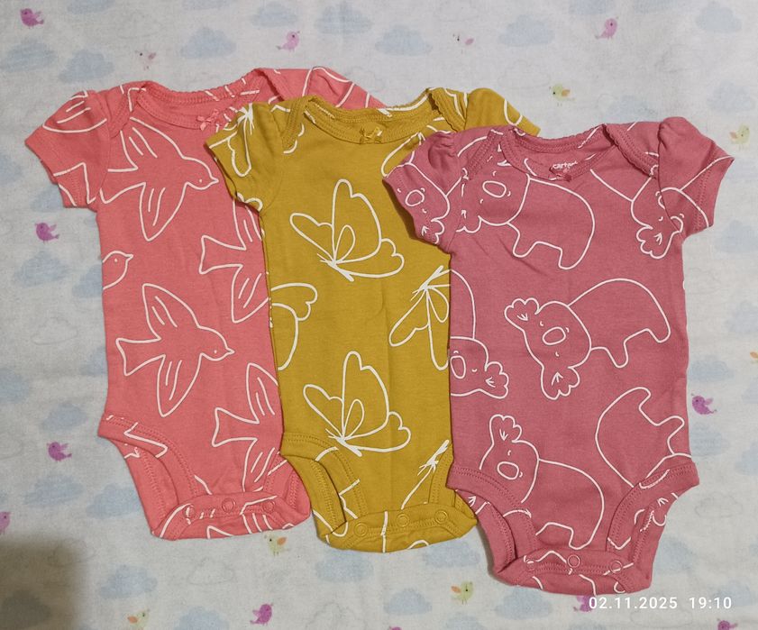 Боди carter's для новорожденной