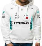Hanorac fan FORMULA 1 Mercedes AMG f1 Russell Antonelli IDEE CADOU alb