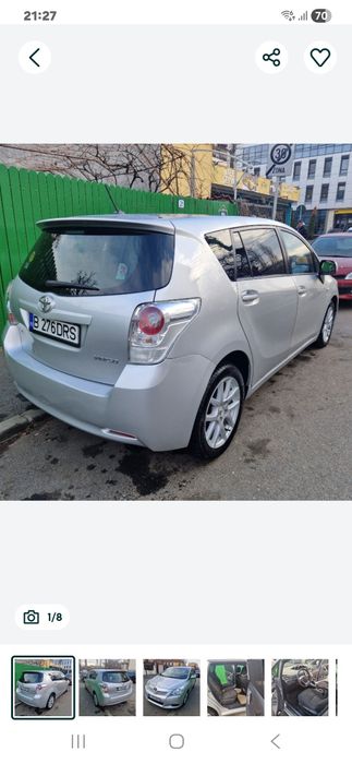 Vând toyota verso 2.0, 2010