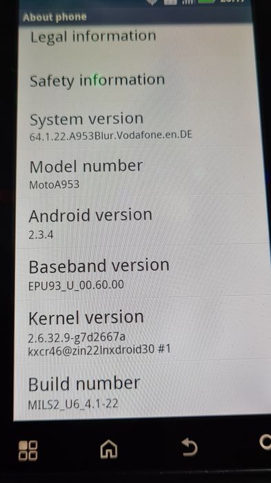 Motorola Milestone 2 , (A953),impecabil , 10/10