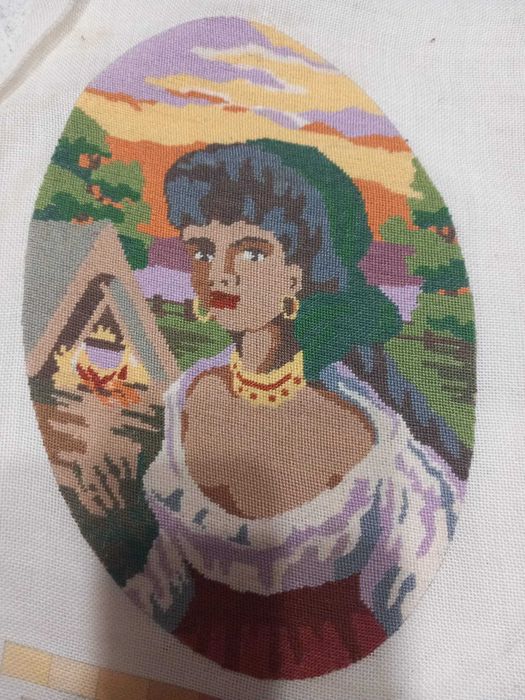 Goblen lucrat manual – Portret